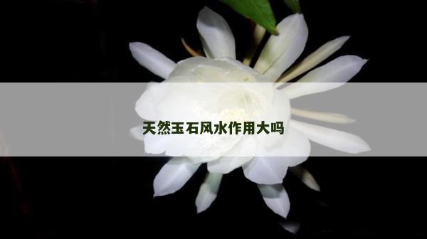 天然玉石風水作用大嗎