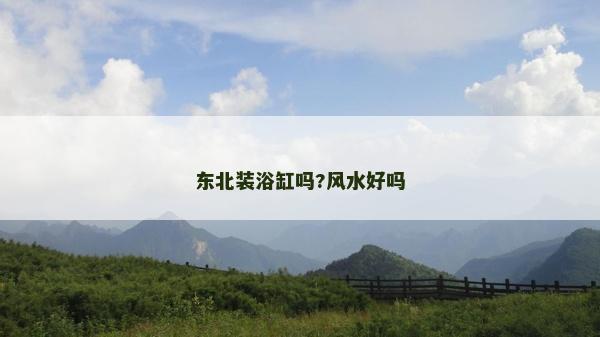 東北裝浴缸嗎?風水好嗎