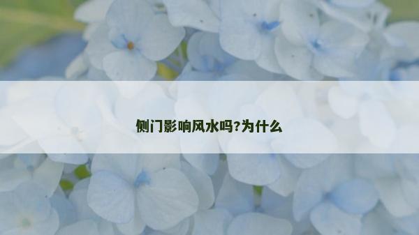 側門影響風水嗎?為什么