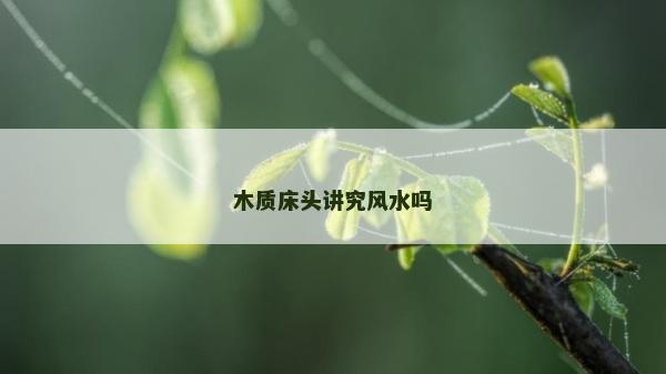 木質床頭講究風水嗎