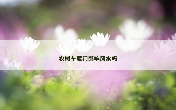 農(nóng)村車(chē)庫(kù)門(mén)影響風(fēng)水嗎 農(nóng)村車(chē)庫(kù)門(mén)影響風(fēng)水嗎