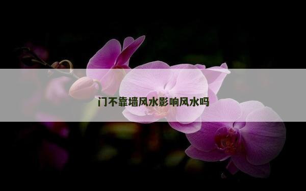 門(mén)不靠墻風(fēng)水影響風(fēng)水嗎