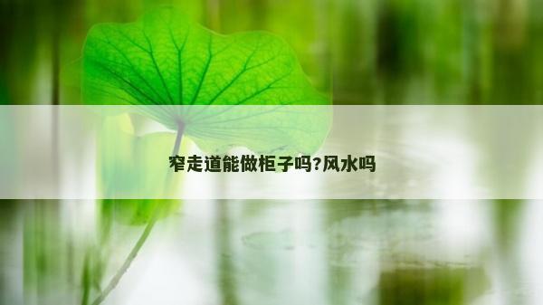 窄走道能做柜子嗎?風(fēng)水嗎