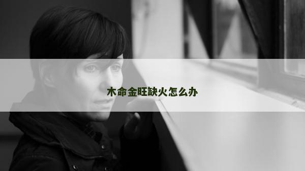 木命金旺缺火怎么辦
