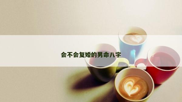 會不會復婚的男命八字
