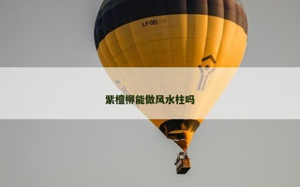 紫檀柳能做風水柱嗎