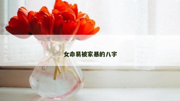 女命易被家暴的八字