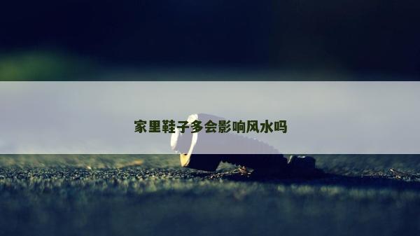 家里鞋子多會影響風水嗎