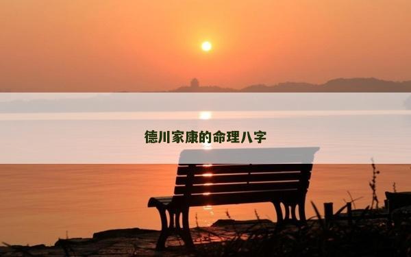 德川家康的命理八字