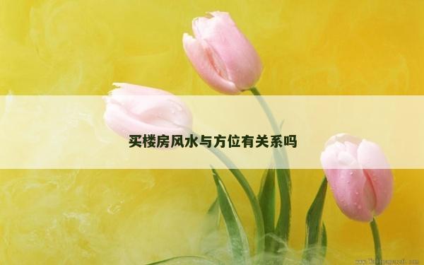買樓房風(fēng)水與方位有關(guān)系嗎