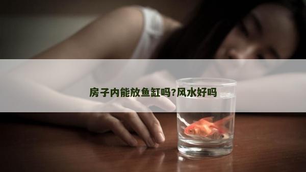 房子內能放魚缸嗎?風水好嗎