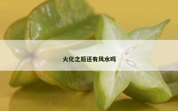 火化之后還有風水嗎