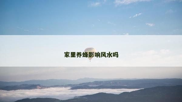家里養(yǎng)蜂影響風水嗎