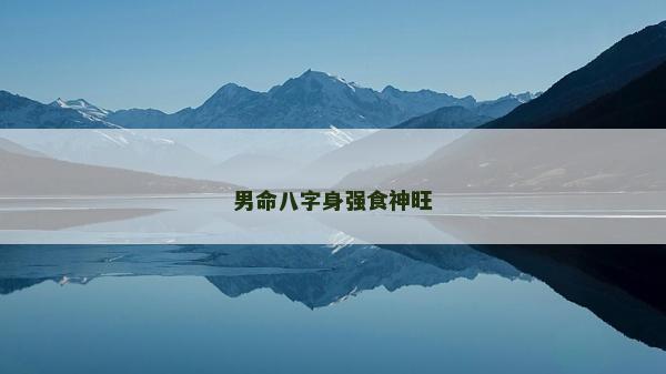 男命八字身強食神旺