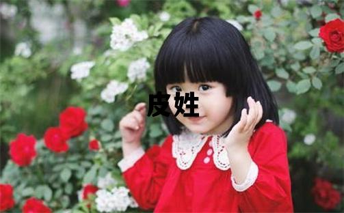皮姓取名優美大方的女寶寶名字