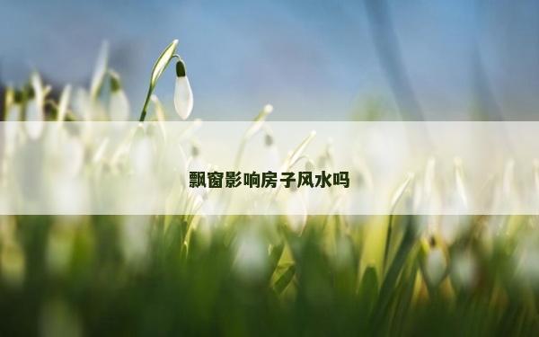 飄窗影響房子風水嗎
