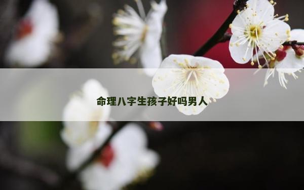 命理八字生孩子好嗎男人