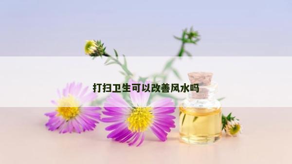 打掃衛(wèi)生可以改善風(fēng)水嗎