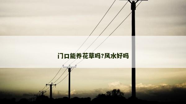 門口能養(yǎng)花草嗎?風(fēng)水好嗎 門口能養(yǎng)花草嗎?風(fēng)水好嗎