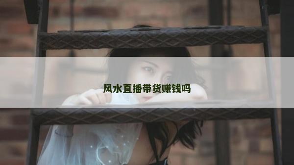 風(fēng)水直播帶貨賺錢嗎