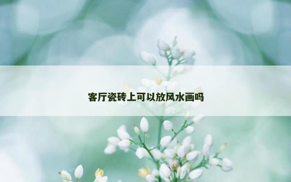客廳瓷磚上可以放風(fēng)水畫(huà)嗎