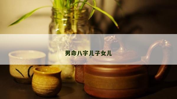 男命八字兒子女兒