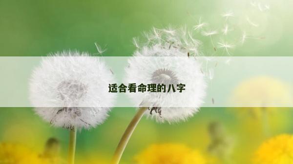 適合看命理的八字 適合看命理的八字