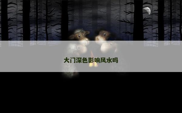 大門深色影響風(fēng)水嗎