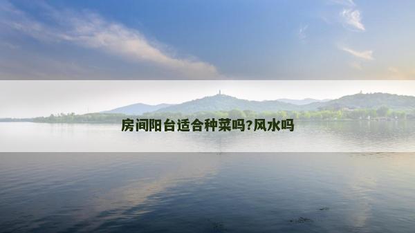 房間陽臺適合種菜嗎?風水嗎