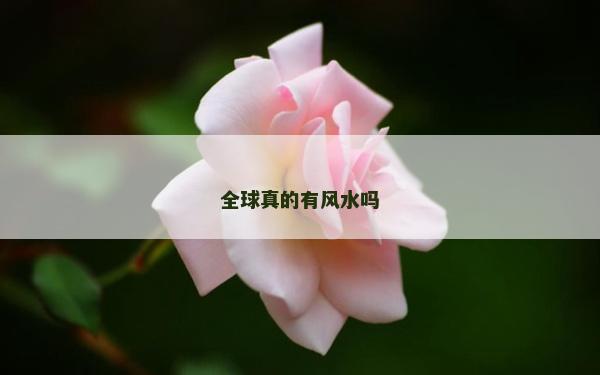全球真的有風(fēng)水嗎