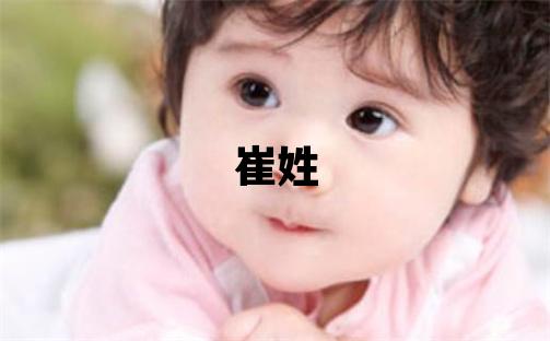 崔姓有智慧才氣的男寶寶名字