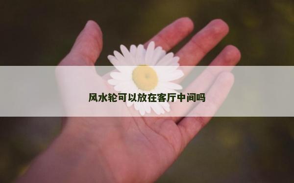 風水輪可以放在客廳中間嗎