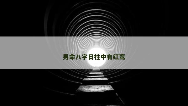 男命八字日柱中有紅鸞