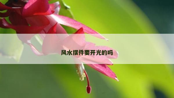 風水擺件要開光的嗎