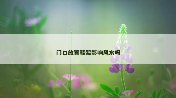 門口放置鞋架影響風(fēng)水嗎