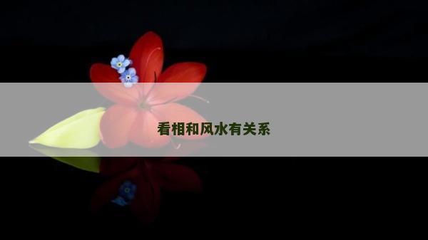 看相和風水有關(guān)系