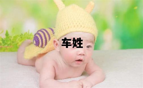 車姓朗朗上口的女寶寶名字