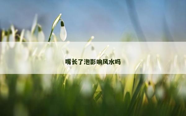 嘴長(zhǎng)了泡影響風(fēng)水嗎 嘴長(zhǎng)了泡影響風(fēng)水嗎
