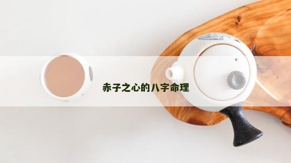赤子之心的八字命理