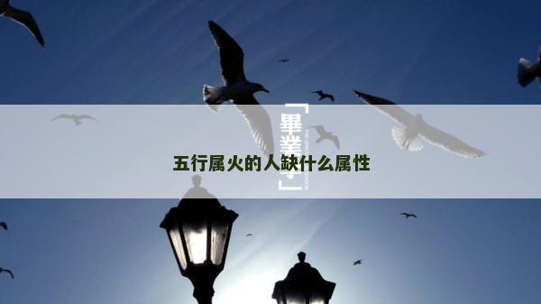 五行屬火的人缺什么屬性