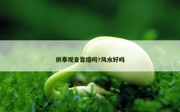 供奉觀音靠墻嗎?風水好嗎