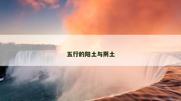 五行的陽土與陰土
