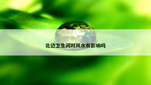 北邊衛生間對風水有影響嗎
