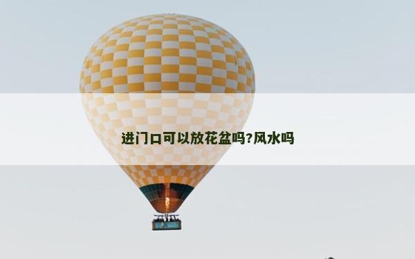 進門口可以放花盆嗎?風水嗎
