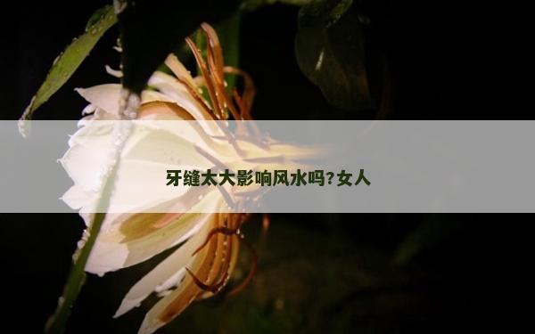 牙縫太大影響風(fēng)水嗎?女人