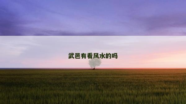 武邑有看風水的嗎