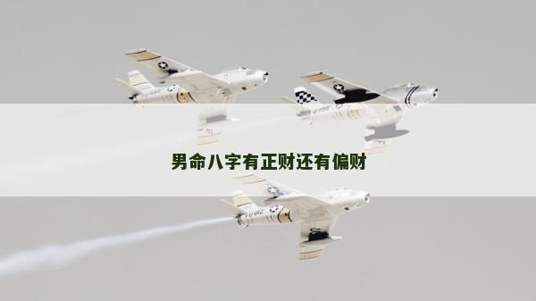 男命八字有正財還有偏財