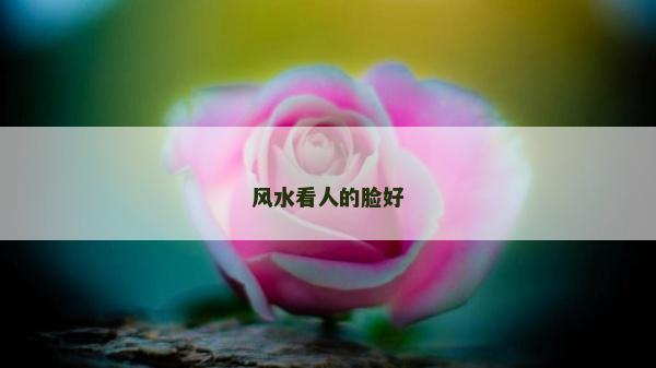 風水看人的臉好
