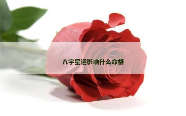 八字星運影響什么命格