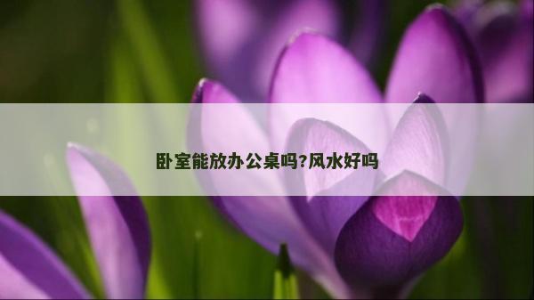 臥室能放辦公桌嗎?風水好嗎